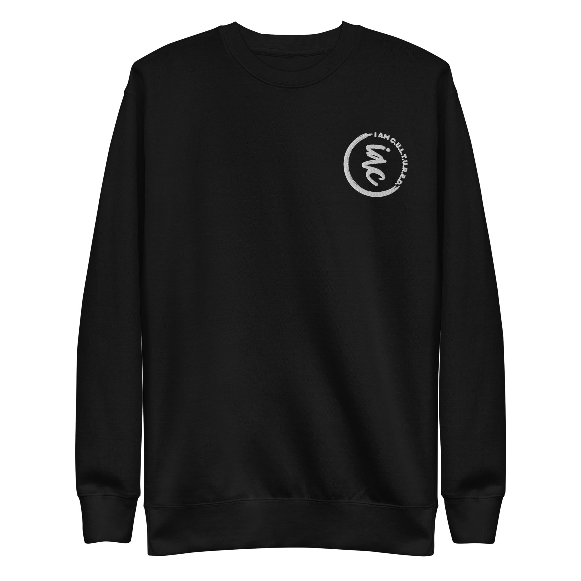 I AM C.U.L.T.U.R.E.D. – Embroidered Logo Crewneck – For The