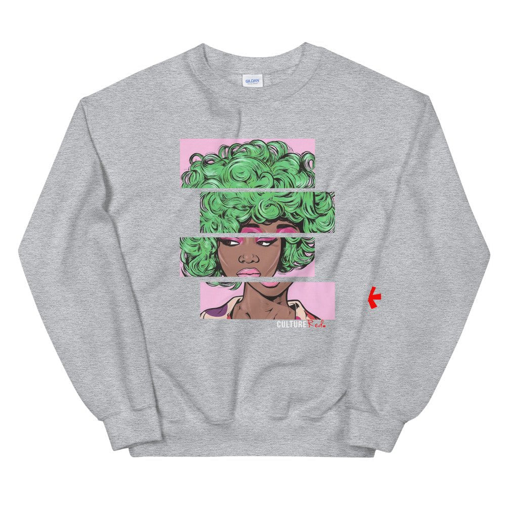 Culture Red Karma Crewneck Sweatshirt - For The Culture Clothing Inc.