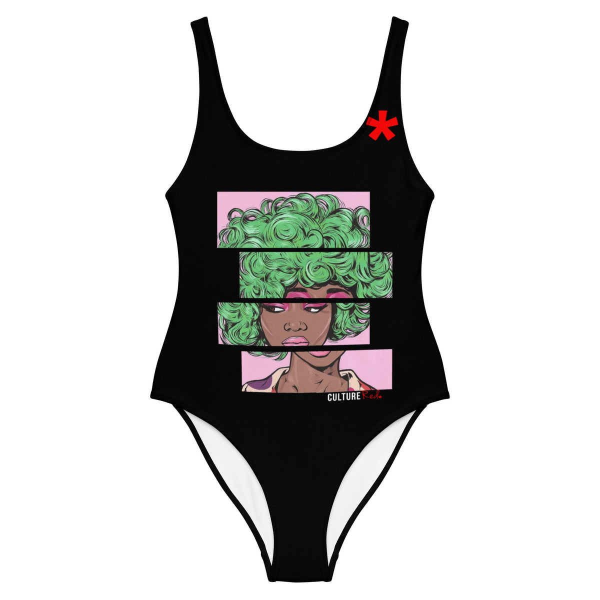 Culture Red Karma One-Piece Swimsuit - For The Culture Clothing Inc.