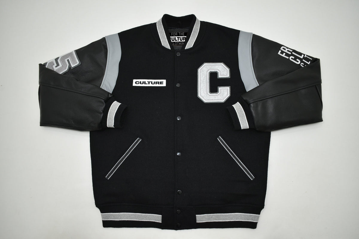 Culture Varsity Logo Jacket - For The Culture Clothing Inc.