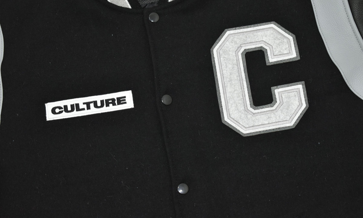 Culture Varsity Logo Jacket - For The Culture Clothing Inc.