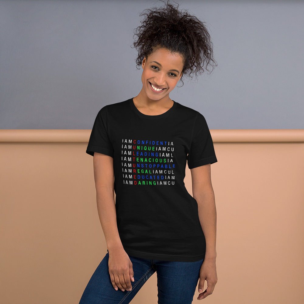 I AM C.U.L.T.U.R.E.D. Crossword Awareness Unisex T-Shirt - For The Culture Clothing Inc.
