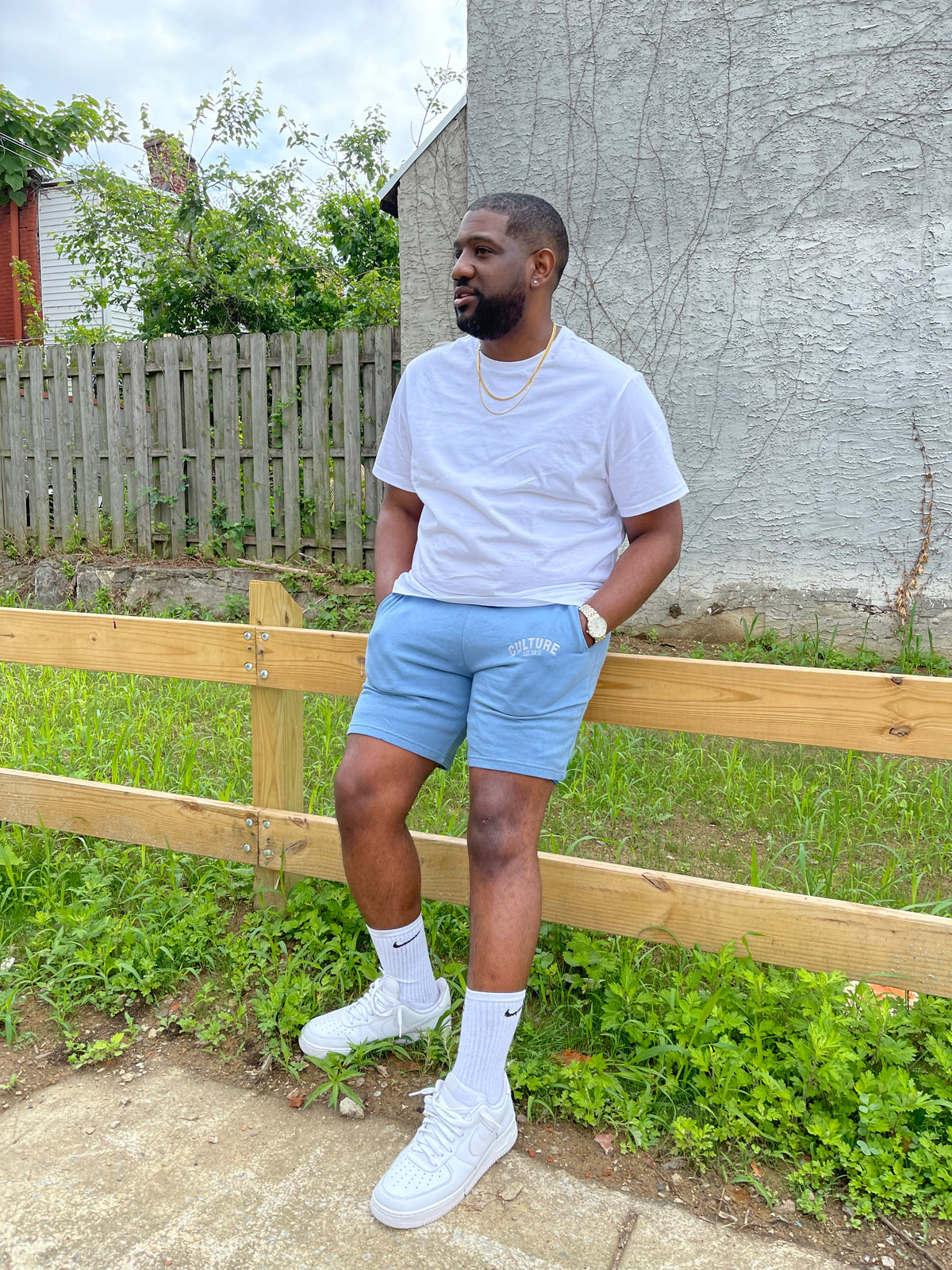 Hoochie Daddy College Culture Shorts - For The Culture Clothing Inc.