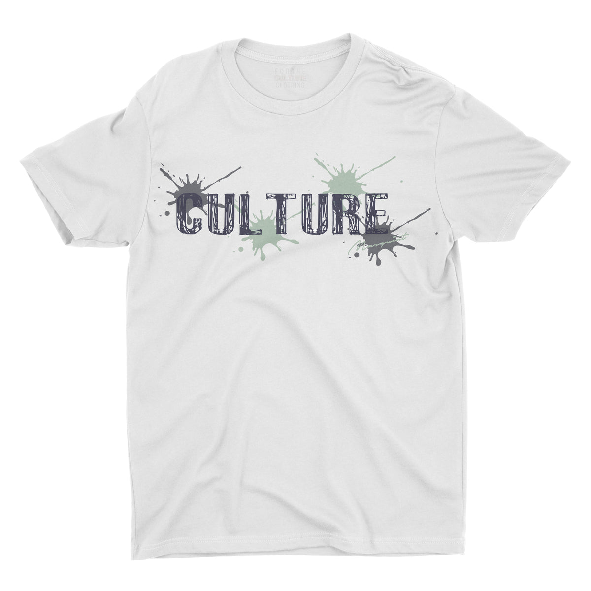 Masquiat Culture Splattered Paint T-Shirt - For The Culture Clothing Inc.