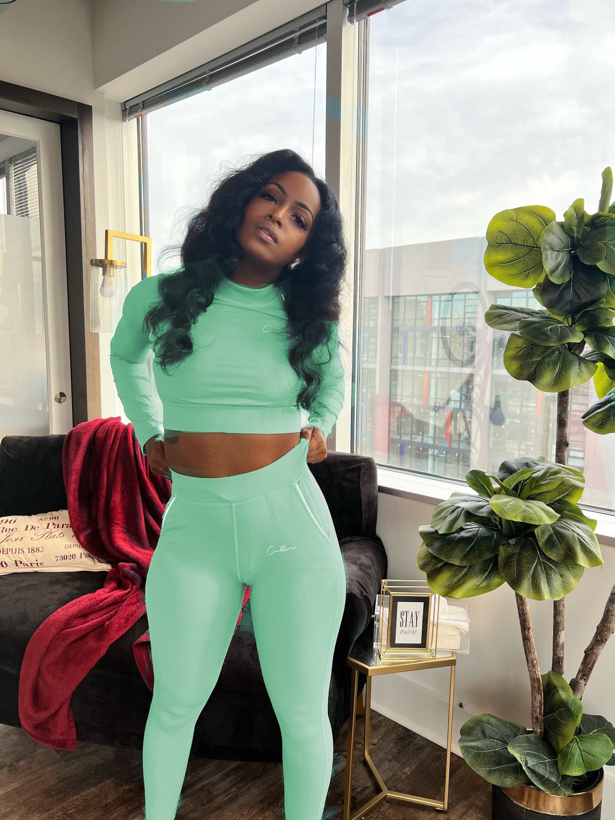 The Culture Signature Crop Set - For The Culture Clothing Inc.