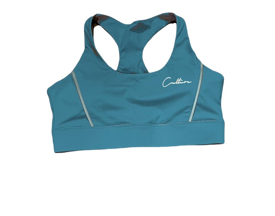 The Culture Signature Crop Sport Bra - For The Culture Clothing Inc.