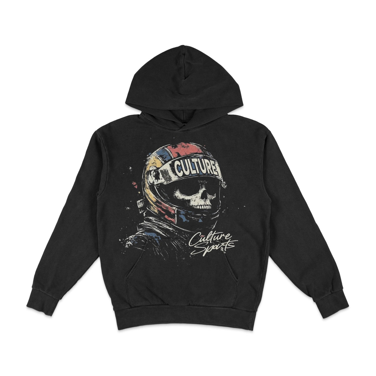 Culture Sports – Racer Skull Hoodie 10oz - For The Culture Clothing Inc.