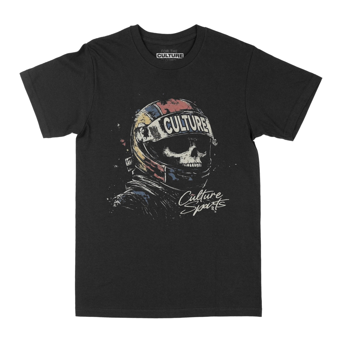 Culture Sports – Racer Skull T-Shirt - For The Culture Clothing Inc.