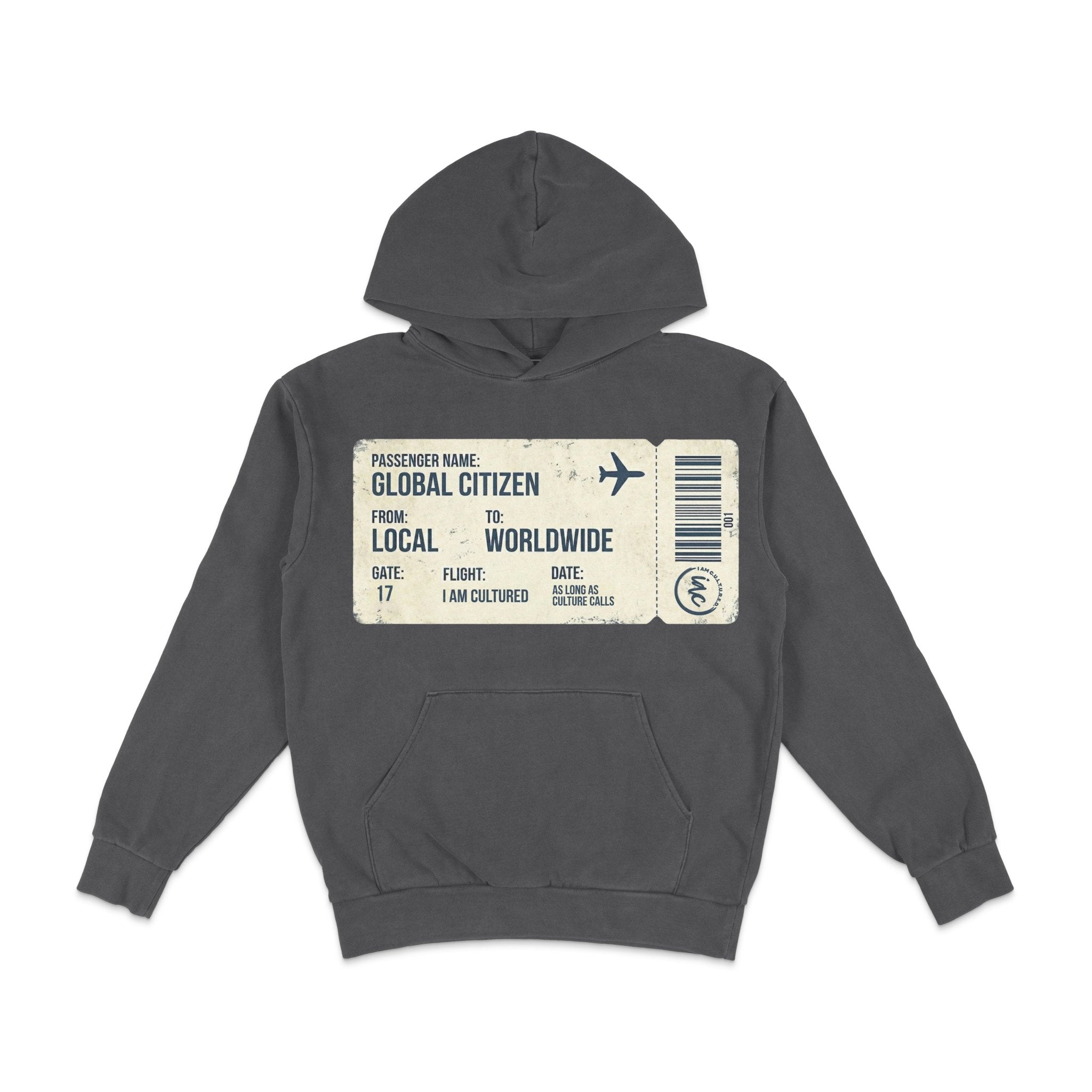【limited】HUF TYO BOARDING PASS HOODIE(M) I AM C.U.L.T.U.R.E.D. – Boarding Pass Hoodie 10 oz – For The