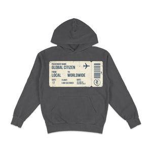 I AM C.U.L.T.U.R.E.D. – Boarding Pass Hoodie 10 oz - For The Culture Clothing Inc.