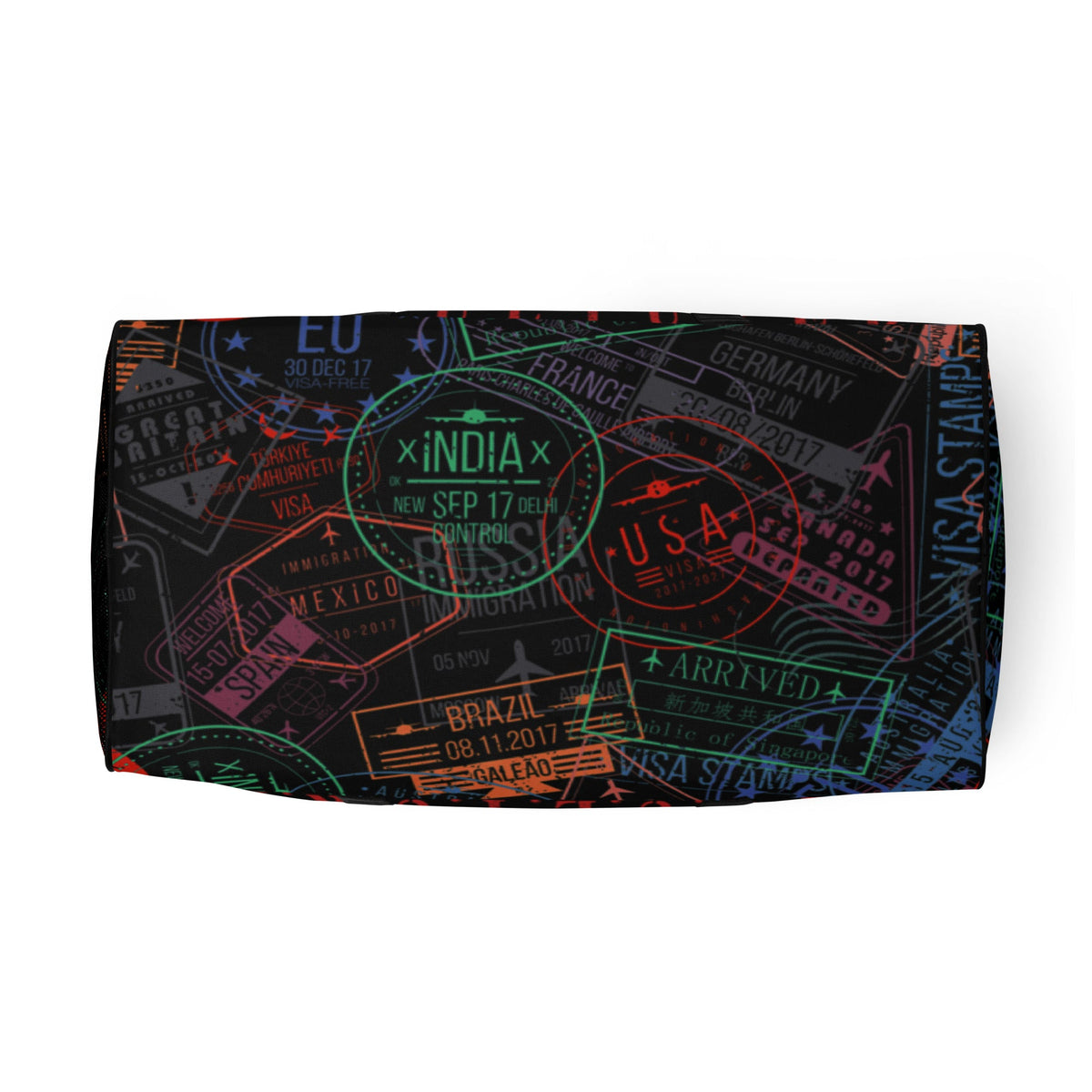 I AM C.U.L.T.U.R.E.D Stamp Collector Duffle Bag - For The Culture Clothing Inc.
