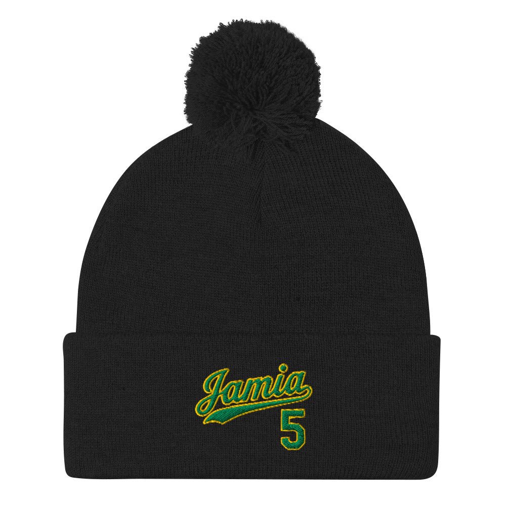 Jamia Nelson 5 Pom Beanie - For The Culture Clothing Inc.
