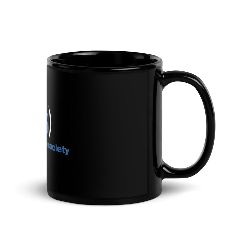Black Excellence Society Black Glossy Mug - For The Culture Clothing Inc.