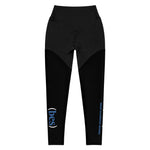 Black Excellence Society Sports Leggings - For The Culture Clothing Inc.