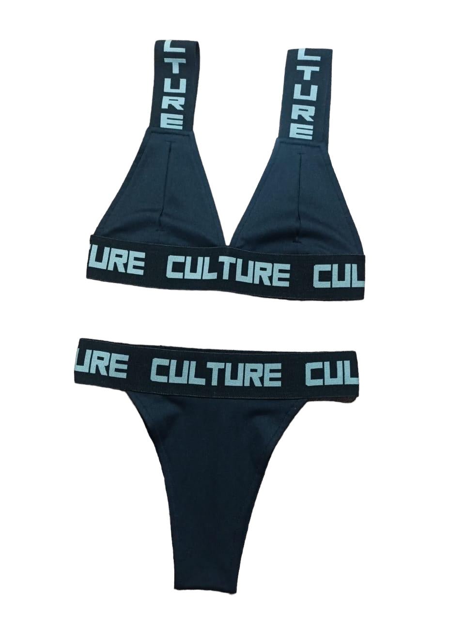 Culture Logo Band 2 Piece Bikini – For The Culture Clothing Inc.