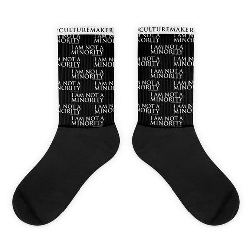 CultureMakers "I Am Not A Minority" Socks "Limited Edition - For The Culture Clothing Inc.