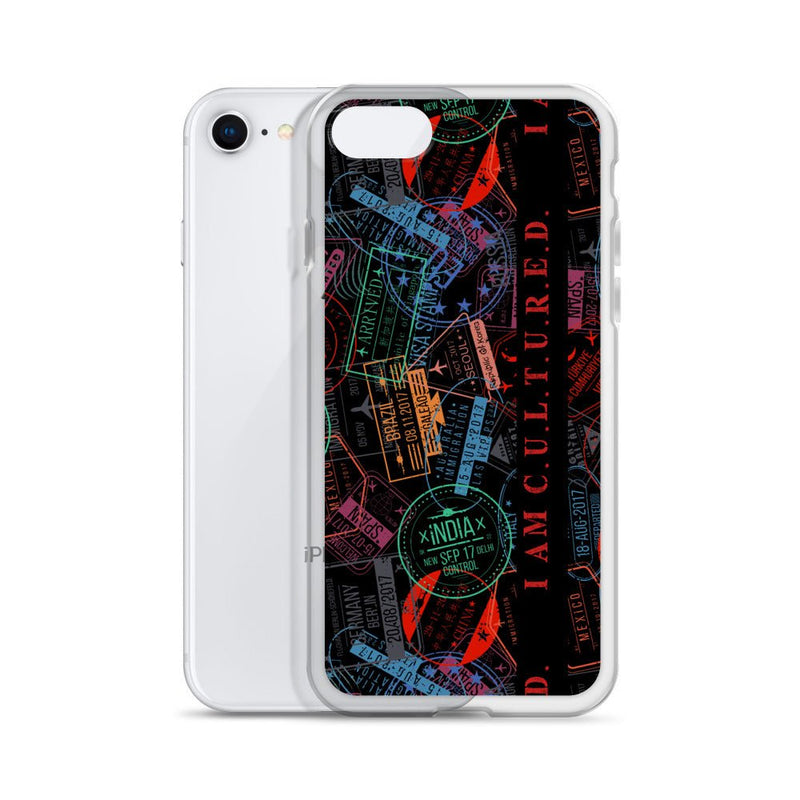 I AM C.U.L.T.U.R.E.D. Stamp Collector iPhone Case - For The Culture Clothing Inc.