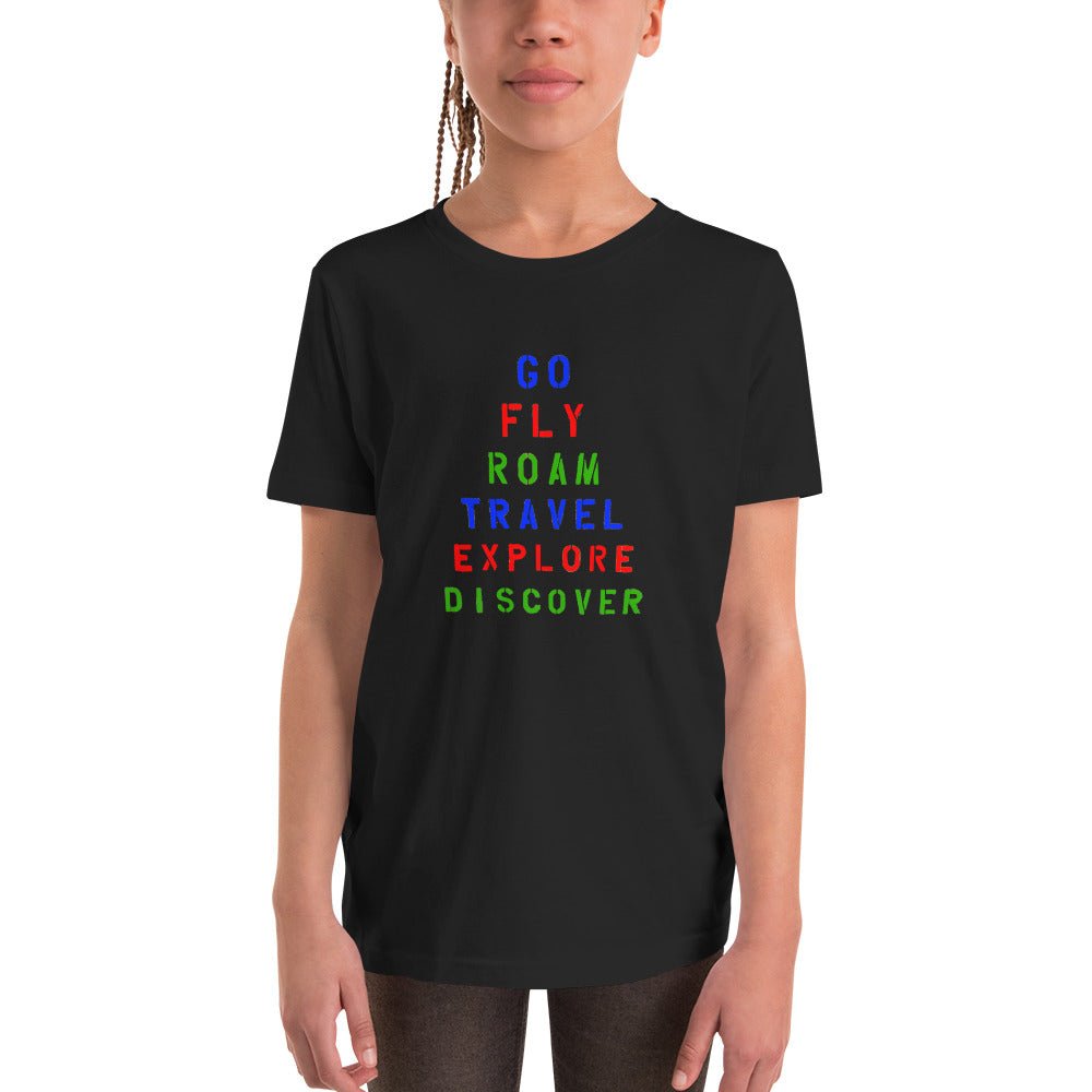 I AM C.U.L.T.U.R.E.D. Wanderlust Unisex Youth T-Shirt - For The Culture Clothing Inc.