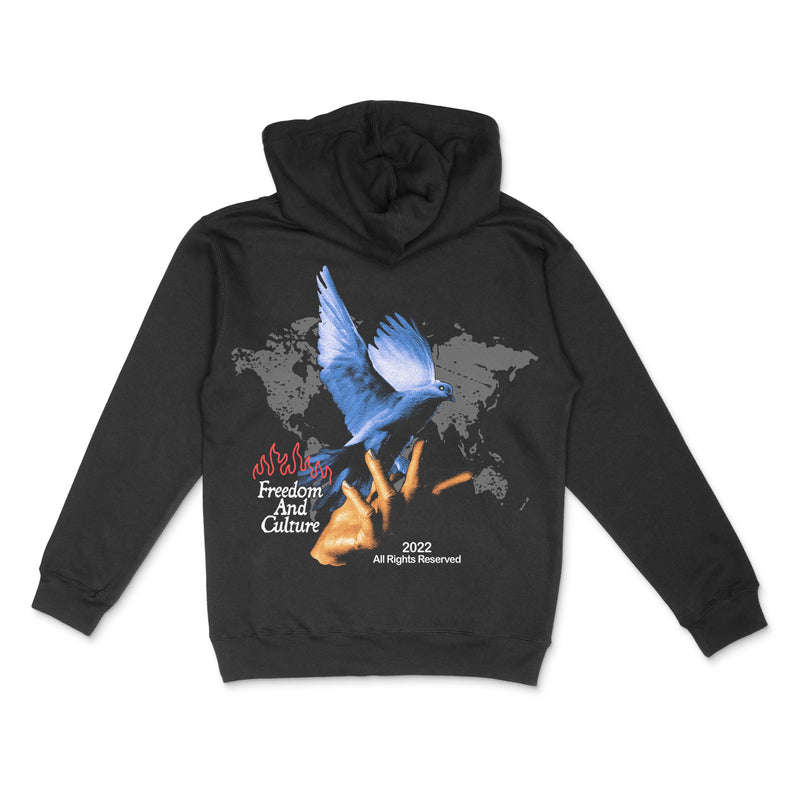 Freedom & Culture Hoodie 10oz - For The Culture Clothing Inc.