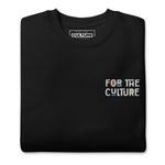 Marcus Collins - For The Culture - Left Chest Embroidery Crewneck - For The Culture Clothing Inc.