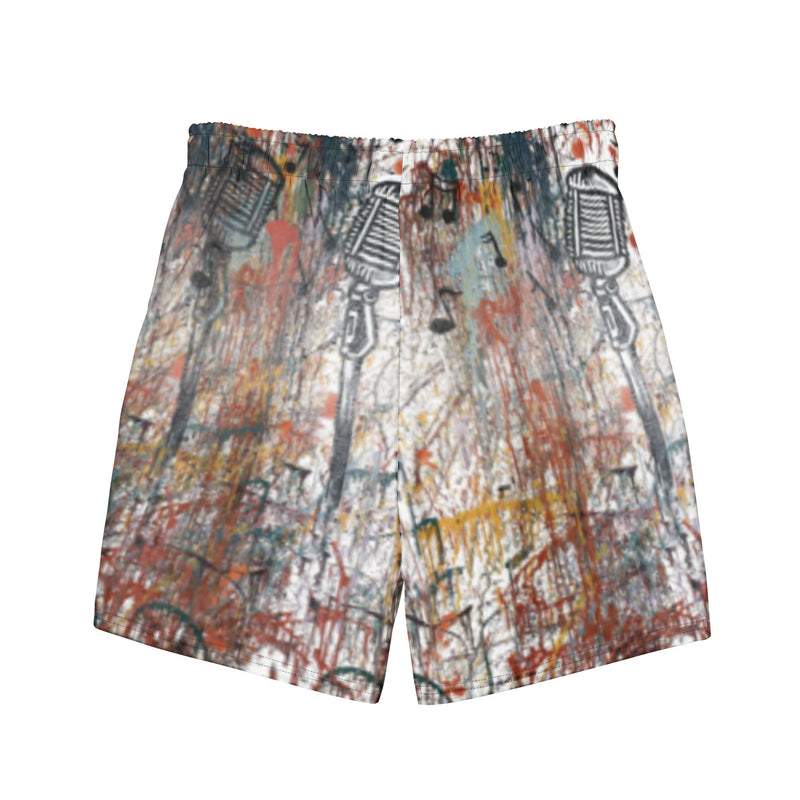 Where Words Fail Men's Swim Trunks - For The Culture Clothing Inc.